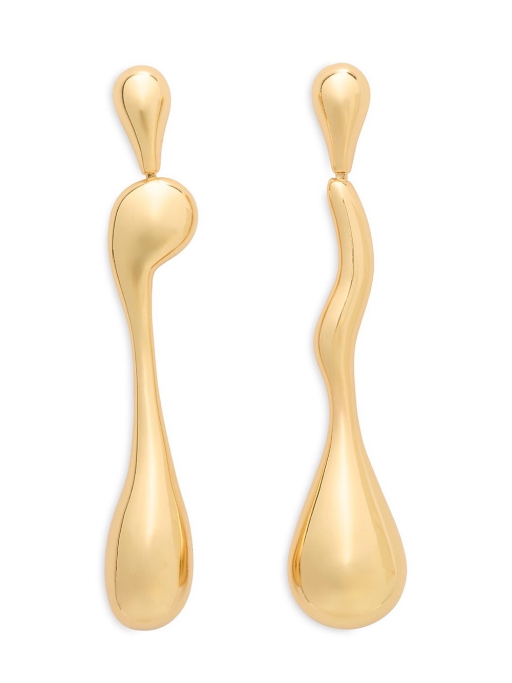 KATE SPADE Molten Linear Drop Earrings - Gold Tone